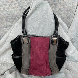Tignanello Suede Hobo Bag